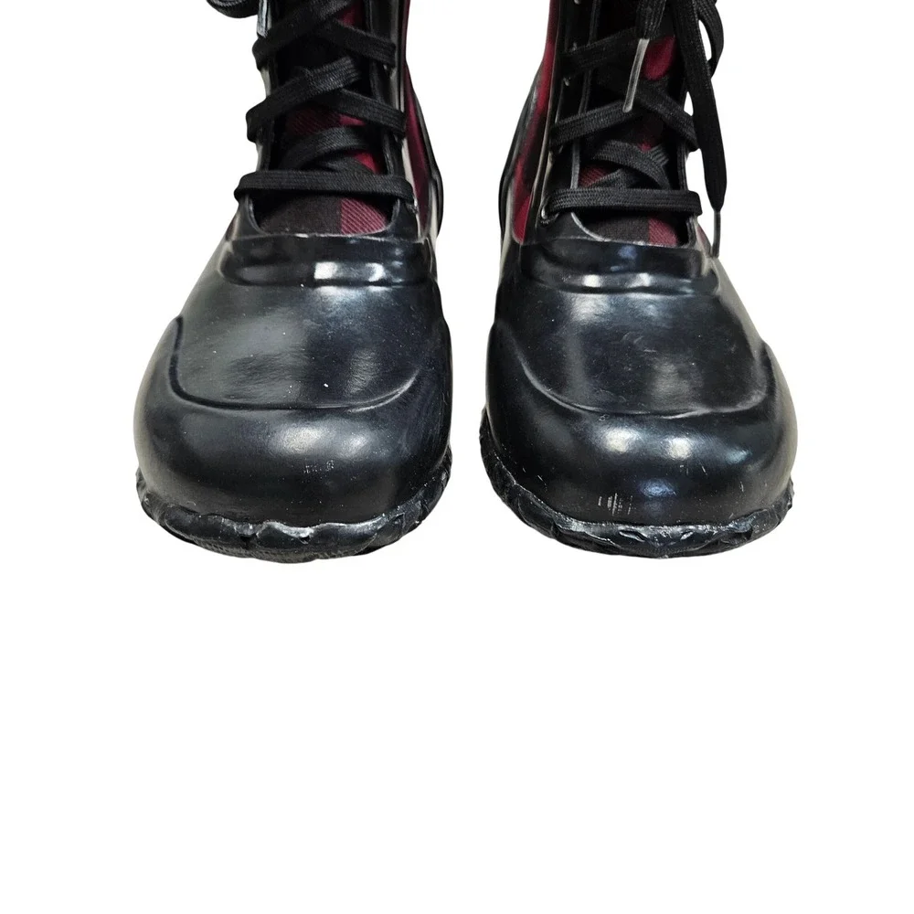 BOGS‎ Sidney Lace Pld Waterproof Kids Size 13 Red Plaid Boots